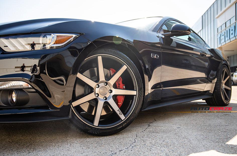 FORD MUSTANG VERONA MATTE BLACK TINTED FACE